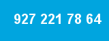 927 221 78 64 927 221 78 64
